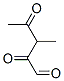 Pentanal, 3-methyl-2,4-dioxo- (9CI) Structure