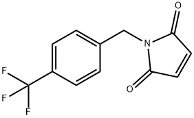 1-((4-TRIFLUOROMETHYLPHENYL)METHYL)-1H-PYRROLE-2,5-DIONE,140481-02-3,结构式