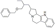 2-[2-[(Benzyloxy)methyl]butyl]-2,3,5,6,11,11b-hexahydro-1H-indolizino[8,7-b]indole Structure
