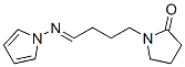 1-(4-Pyrrolizinobutyl)-2-pyrrolidone Structure