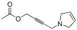 4-(3-Pyrrolin-1-yl)-2-butyn-1-ol acetate Structure