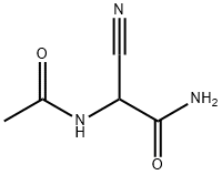 2-乙酰氨基-2-氰基乙酰胺, 14056-39-4, 结构式