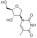 1,4-ANHYDRO-2-DEOXY-2-(THYMIN-1-YL)-D-ARABINITOL 化学構造式