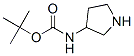 TERT-BUTYL [(RS)-PYRROLIDIN-3-YL]CARBAMATE 结构式