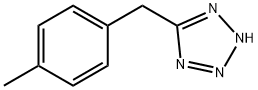 1H-TETRAZOLE, 5-(P-METHYLBENZYL)- 化学構造式