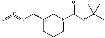 (S)-Tert-Butyl 3-(azidomethyl)piperidine-1-carboxylate
 Structure