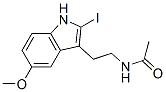 acetamide, N-[2-(2-iodo-5-methoxy-1H-indol-3-yl)ethyl]- Structure
