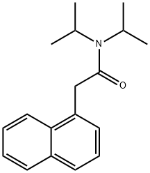 N,N-DIISOPROPYL-1-NAPHTHYLACETAMIDE 结构式