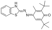 2,6-Ditert-butyl-p-benzoquinone-3-methyl-4-azine-2-benzothiazolinone Structure