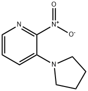 2-Nitro-3-(pyrrolidin-1-yl)pyridine Structure
