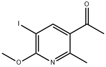 1-(5-Iodo-6-methoxy-2-methylpyridin-3-yl)ethan-1-one Structure