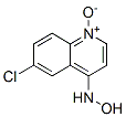 6-CHLORO-4-HYDROXYLAMINOQUINOLINE1-OXIDE 结构式