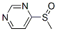 Pyrimidine, 4-(methylsulfinyl)- (8CI) 结构式