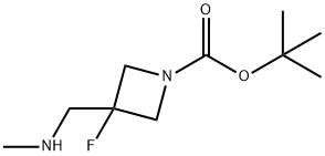 1-Boc-3-(methylaminomethyl)-3-fluoroazetidine,1408074-60-1,结构式