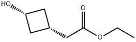 Ethyl 2-(cis-3-hydroxycyclobutyl)acetate, 1408075-71-7, 结构式