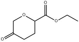 ethyl 5-oxooxane-2-carboxylate Structure