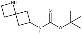 6-(Boc-amino)-1-azaspiro[3.3]heptane Struktur