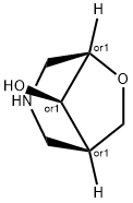 exo-8-Hydroxy-6-oxa-3-azabicyclo[3.2.1]octane Structure