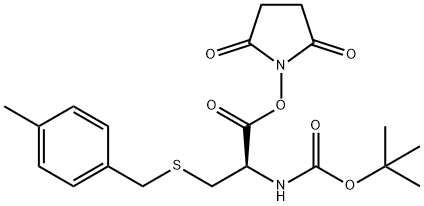 BOC-CYS(MBZL)-OSU Structure