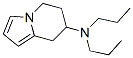 7-N,N-dipropylamino-5,6,7,8-tetrahydroindolizine 结构式