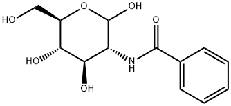 2-苯甲酰氨基-2-脱氧-D-葡萄糖, 14086-91-0, 结构式