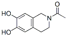 6,7-Isoquinolinediol, 2-acetyl-1,2,3,4-tetrahydro- (9CI) Structure