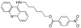 9-((6-(4-nitrobenzoyloxy)hexyl)amino)acridine Structure