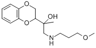 α-[[(3-Methoxypropyl)amino]methyl]-α-methyl-1,4-benzodioxane-2-methanol,14091-01-1,结构式