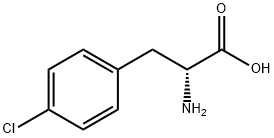 D-4-氯苯丙氨酸, 14091-08-8, 结构式