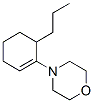 4-(6-Propyl-1-cyclohexen-1-yl)morpholine Structure