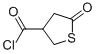 3-Thiophenecarbonyl chloride, tetrahydro-5-oxo- (9CI) Structure