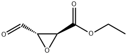 Oxiranecarboxylic acid, 3-formyl-, ethyl ester, (2S-trans)- (9CI) Struktur