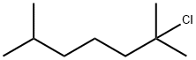 2-CHLORO-2,6-DIMETHYLHEPTANE 化学構造式