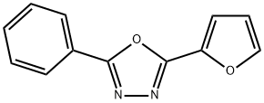 2-(2-furyl)-5-phenyl-1,3,4-oxadiazole  Struktur