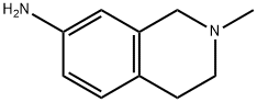 2-甲基-1,2,3,4-四氢-7-异喹啉胺,14097-40-6,结构式