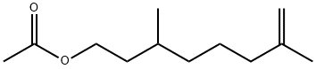 7-辛烯-1-醇,3,7-甲基-乙酸酯, 141-11-7, 结构式