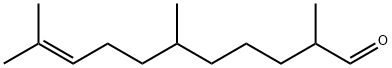 2,6,10-三甲基-9-烯-十一醛, 141-13-9, 结构式