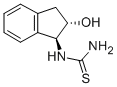 trans-N-(2-Hydroxyindane-1-yl)thiourea Structure