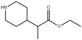 Ethyl 2-(piperidin-4-yl)propanoate Structure