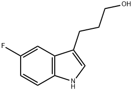 3-(5-FLUORO-1H-INDOL-3-YL)PROPAN-1-OL Structure