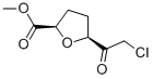 2-Furancarboxylic acid, 5-(chloroacetyl)tetrahydro-, methyl ester, (2R-cis)- (9CI) 结构式