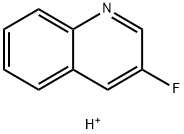 4-氟喹啉盐酸盐, 141076-30-4, 结构式