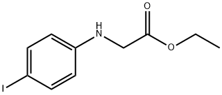 ETHYL 2-(4-IODOANILINO)ACETATE,14108-76-0,结构式