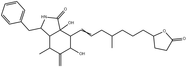 二氢细胞松弛素 B Γ-内酯,14110-71-5,结构式