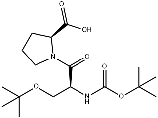 Boc-Ser(tBu)-Pro-OH Structure