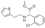 (+)-(S)-Methyl alpha-[[2-(2-thienyl)ethyl]amino]-alpha-(2-chlorophenyl)acetate