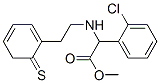 Methyl2-(2-Chlorophenyl)-2-[2-(2-thiophenyl)ethylamino]acetate Structure