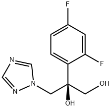 (R)-2-(2,4-二氟苯基-3-[1,2,4]三唑-1-丙烷-1,2二醇,141113-41-9,结构式