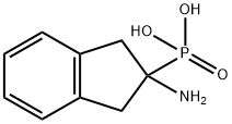 2-aminoindan-2-phosphonic acid Struktur
