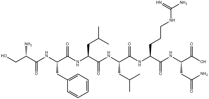 トロンビンレセプターアクチベーターペプチド6 化学構造式